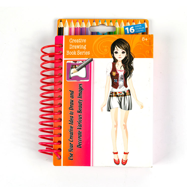 Buku Sketsa-Buku Spiral Big Eyes Gir