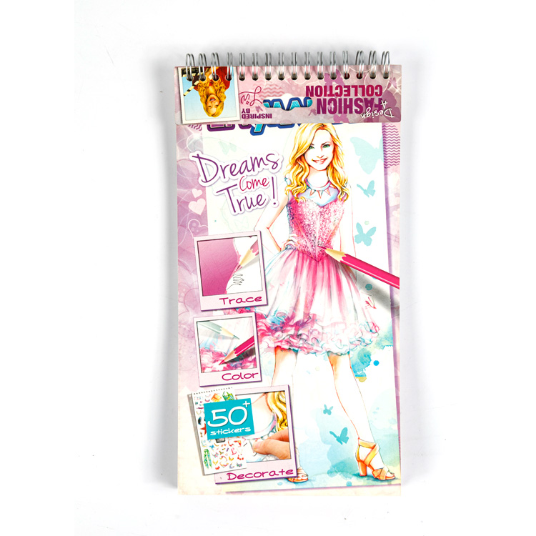 Buku Sketsa-Buku Spiral Dreaming Girl